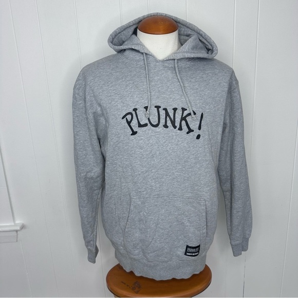 Snoopy Peanuts X Tower Records PLUNK! Grey Hoodie - Picture 2 of 12